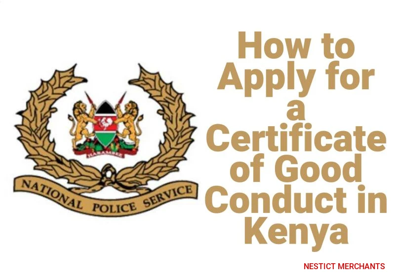 GOOD CONDUCT APPLICATION- DCI PCC